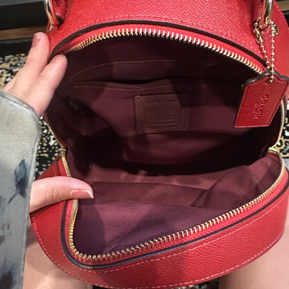 Coach Signature Red Backpack - Picture 6 of 6